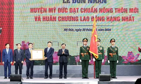 Thêm một huyện của Hà Nội đạt chuẩn nông thôn mới