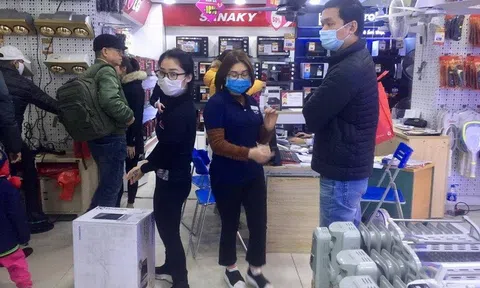 Siêu thị điện máy kích cầu giảm giá thiết bị sưởi ấm