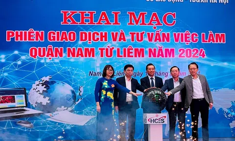 Phiên giao dịch và tư vấn việc làm quận Nam Từ Liêm đã tuyển dụng hơn 1.600 chỉ tiêu