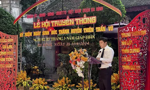 Lễ hội Đức Thánh Huyền Thiên Trấn Vũ  phát huy giá trị của Di tích quốc gia đặc biệt Thăng Long Tứ Trấn