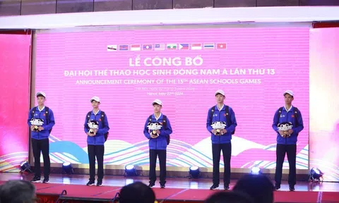Đại hội Thể thao học sinh Đông Nam Á lần thứ 13 có hơn 1.300 vận động viên, huấn luyện viên từ 10 quốc gia