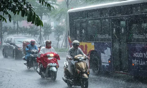 Thời tiết ngày 10/6/2025: Hà Nội và các tỉnh miền Bắc mưa dông kéo dài đến 11/6