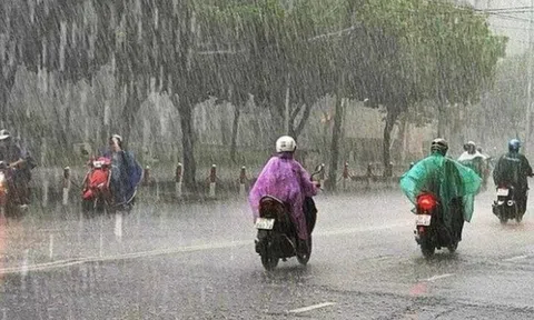 Ngày 12/6: Dự báo có mưa dông diện rộng, nhiều nơi mưa lớn