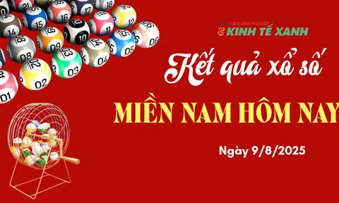 Kết quả xổ số miền Nam hôm nay 9/8/2025 - XSMN 9/8