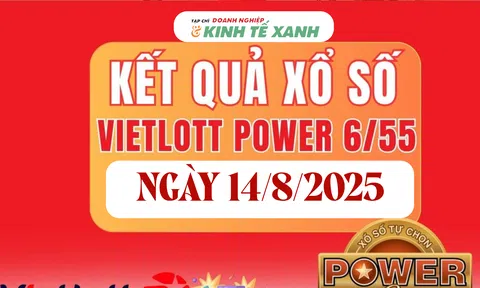 Kết quả xổ số Vietlott hôm nay 14/8/2025 - Xổ số Power 6/55