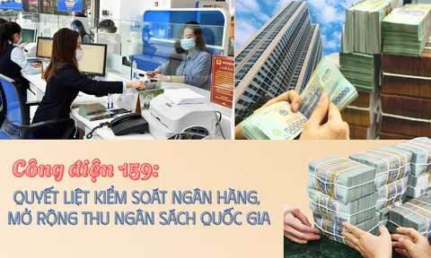 Công điện 159: Quyết liệt kiểm soát ngân hàng, mở rộng thu ngân sách quốc gia