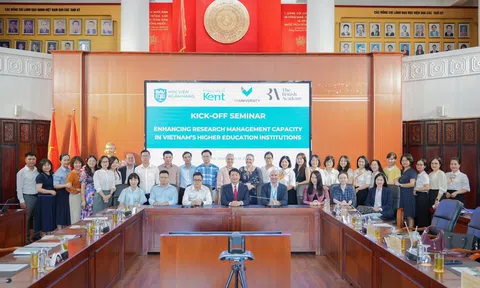 Dự án quốc tế “Tăng cường năng lực quản lý nghiên cứu” chính thức khởi động tại Học viện Ngân hàng