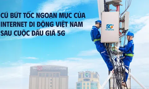 [Emagazine]Cú bứt tốc ngoạn mục của Internet di động Việt Nam sau cuộc đấu giá 5G