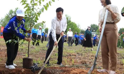 Đắk Nông phát động “Tết trồng cây đời đời nhớ ơn Bác Hồ và trồng rừng tập trung, trồng cây phân tán năm 2024”