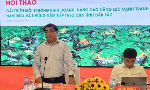 Chỉ số năng lực cạnh tranh cấp tỉnh (PCI) của Đắk Lắk tăng 9 bậc