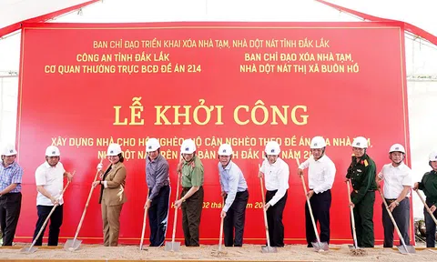 Đắk Lắk quyết tâm hoàn thành hơn 4.000 căn nhà cho người nghèo trước ngày 15/8