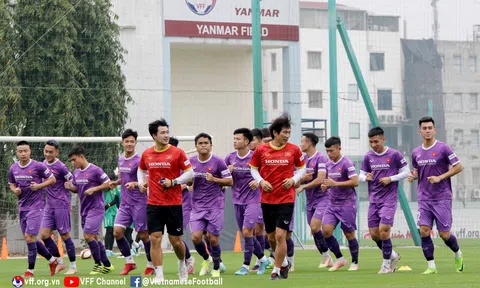 U23 Việt Nam hội đủ quân tập luyện cho SEA Games 31