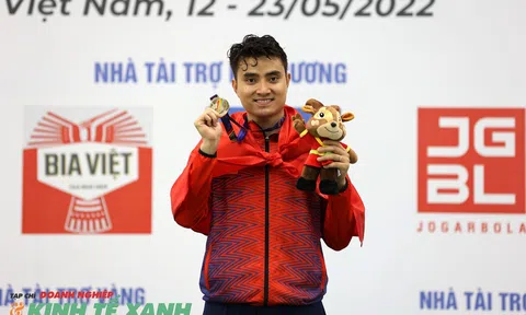 Kiếm thủ Vũ Thành An mang về Huy chương Vàng đấu kiếm đầu tiên cho Đoàn Thể thao Việt Nam