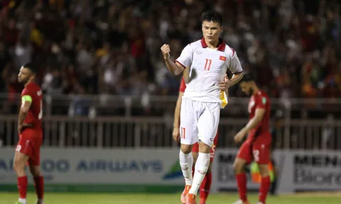 Đội tuyển Việt Nam thắng 2-0 đội tuyển Afghanistan với cú đúp của tiền đạo Tuấn Hải