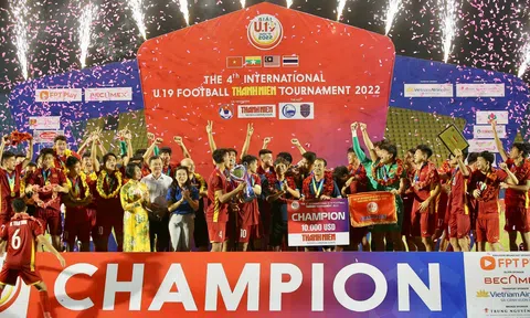 Đội tuyển U19 Việt Nam đăng quang ngôi vô địch Giải U19 Quốc tế Thanh niên 2022