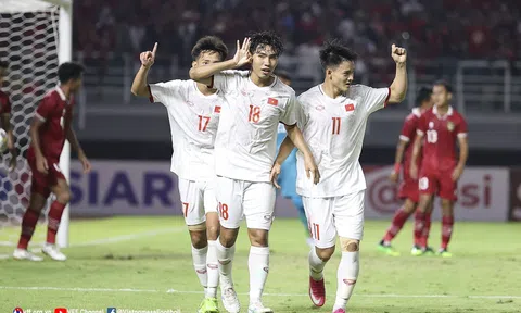 Đội tuyển U20 Việt Nam đứng thứ 2 Bảng F Vòng loại U20 Châu Á 2023