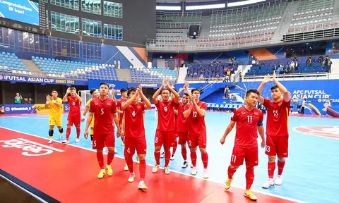 Đội tuyển Futsal Việt Nam dừng bước tại Vòng Tứ kết Giải Vô địch Futsal Châu Á 2022