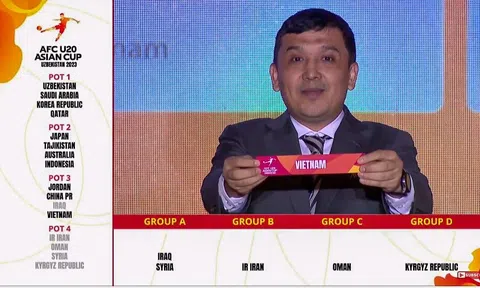 Đội tuyển U20 Việt Nam cùng bảng những đội mạnh tại Vòng chung kết U20 Châu Á 2023