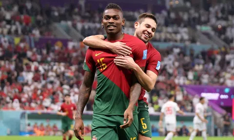 "Đè bẹp" Thụy Sĩ 6-1, Bồ Đào Nha giành tấm vé cuối cùng vào Tứ kết World Cup 2022