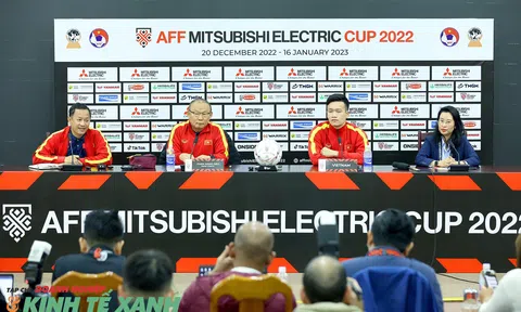 Họp báo trước trận đấu Việt Nam - Malaysia tại AFF Mitsubishi Electric Cup 2022