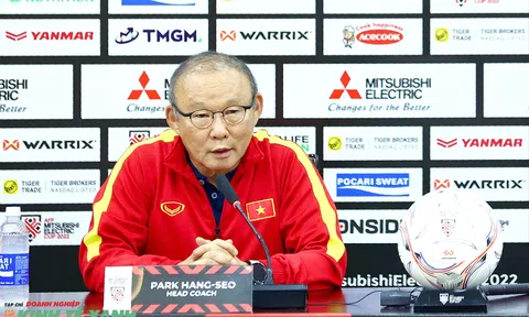 HLV Park Hang Seo quyết thắng trận đấu cuối cùng ông dẫn dắt Đội tuyển Việt Nam trên sân nhà