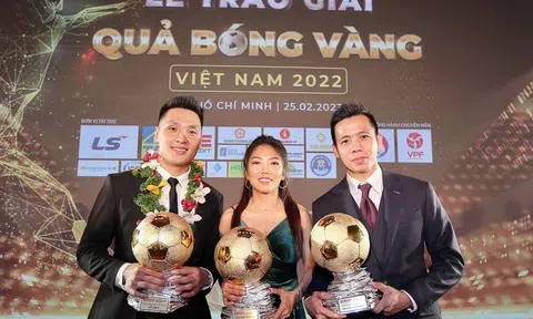 Công bố danh hiệu Quả bóng vàng Việt Nam 2022