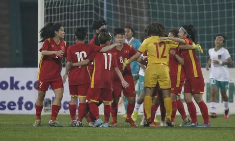 U20 Nữ Việt Nam chiến thắng trận ra quân tại Vòng loại 1 Giải U20 Nữ Châu Á 2023