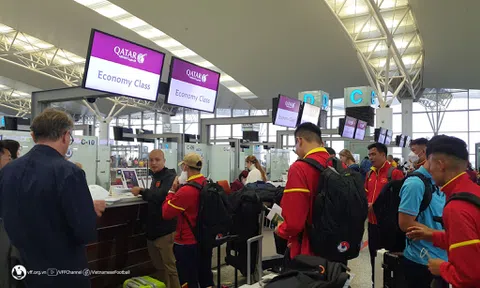Đội tuyển U23 Việt Nam lên đường tham dự Giải Bóng đá giao hữu Quốc tế Doha Cup 2023
