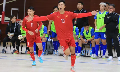 Futsal Việt Nam thắng đậm đội chủ nhà Mông Cổ