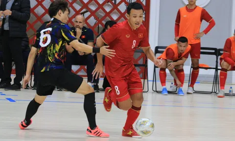 Đánh bại Hàn Quốc, Việt Nam đứng đầu bảng vòng loại giải futsal châu Á 2024