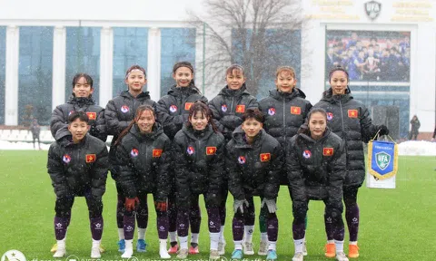 U20 nữ Việt Nam hòa 1-1 chủ nhà Uzbekistan trong trận đấu tập đầu tiên