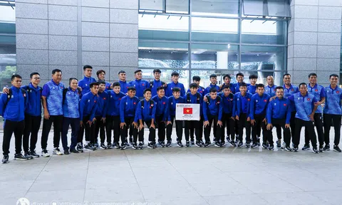 Đội tuyển U19 Việt Nam lên đường sang Trung Quốc tham dự giải bóng đá giao hữu quốc tế 2024