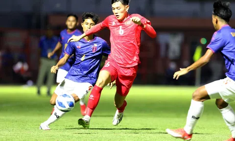 Để hòa đáng tiếc trước U19 Myanmar trong trận ra quân, U19 Việt Nam gặp khó