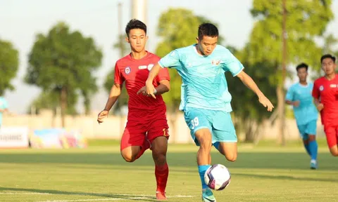 Đội chủ nhà U21 PVF lội ngược dòng giành trận thắng đầu tiên
