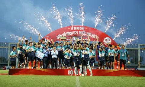 U21 Hoàng Anh Gia Lai lên ngôi vô địch giải bóng đá Vô địch U21 quốc gia 2024