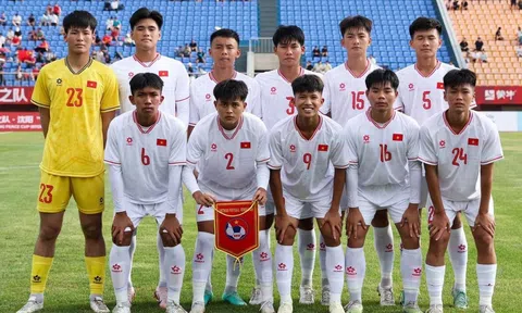 U16 Việt Nam thua đội chủ nhà U16 Trung Quốc trong trận khai mạc Peace Cup 2024