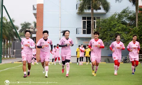 Đội tuyển bóng đá nữ Việt Nam bắt đầu rèn quân chuẩn bị cho chuyến tập huấn tại Cộng hòa Czech