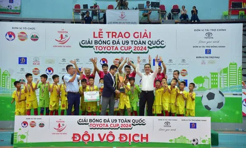 U9 Gia Bảo Hải Dương lên ngôi vô địch Giải U9 toàn quốc – Toyota Cup 2024