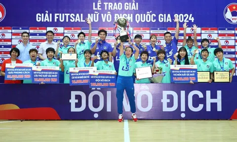 CLB Thái Sơn Nam TP. Hồ Chí Minh vô địch giải Futsal nữ Vô địch quốc gia 2024