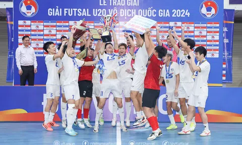 Thái Sơn Bắc lên ngôi vô địch giải Futsal U20 vô địch quốc gia 2024