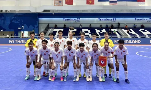 Futsal nữ Việt Nam ngược dòng đánh bại Đài Bắc Trung Hoa tại NSDF Women’s Futsal Championship 2024