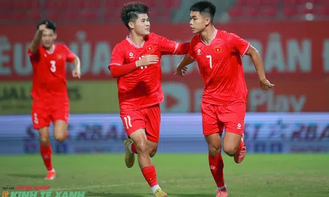 U20 Việt Nam tiếp tục thắng đậm trận thứ hai tại Bảng A Vòng loại U20 châu Á 2025