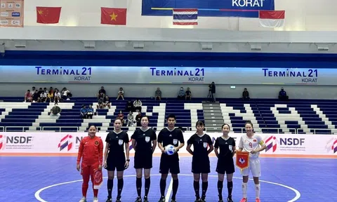 Đội tuyển Futsal nữ Việt Nam "đè bẹp" Indonesia với tỉ số 5-1