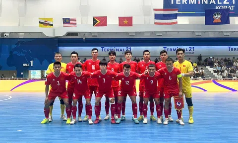 Đội tuyển Futsal Việt Nam thắng đậm Timor Leste trong trận ra quân