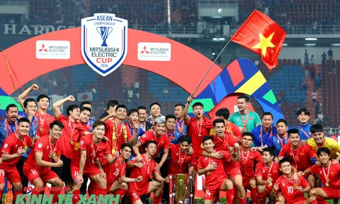 Những hình ảnh ấn tượng của các cầu thủ Việt Nam ăn mừng chức vô địch ASEAN Cup 2024