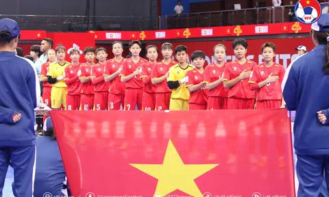 Đội tuyển futsal nữ Việt Nam tiến vào Tứ kết với ngôi nhất Bảng B