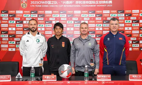Họp báo trước thềm giải U16 giao hữu quốc tế CFA Team China 2025 tại Nội Mông, Trung Quốc