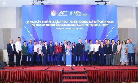 Lễ ra mắt Chiến lược phát triển Bóng đá nữ Việt Nam được tổ chức tại Hà Nội