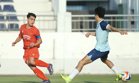 U22 Việt Nam thắng 2-1 U22 Đài Bắc Trung Hoa trong trận đấu tập