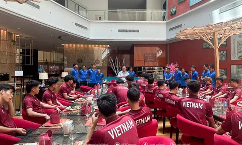Lãnh đạo VFF gặp gỡ, động viên đội tuyển U22 Việt Nam trước thềm giải vô địch U23 Đông Nam Á 2025